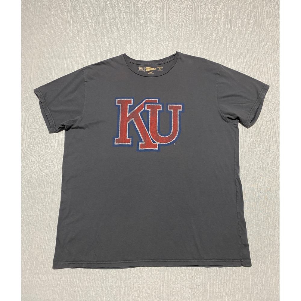 Kansas Jayhawks Shirt Mens XL NCAA‎ Basketball KU Tee Distant Replays USA